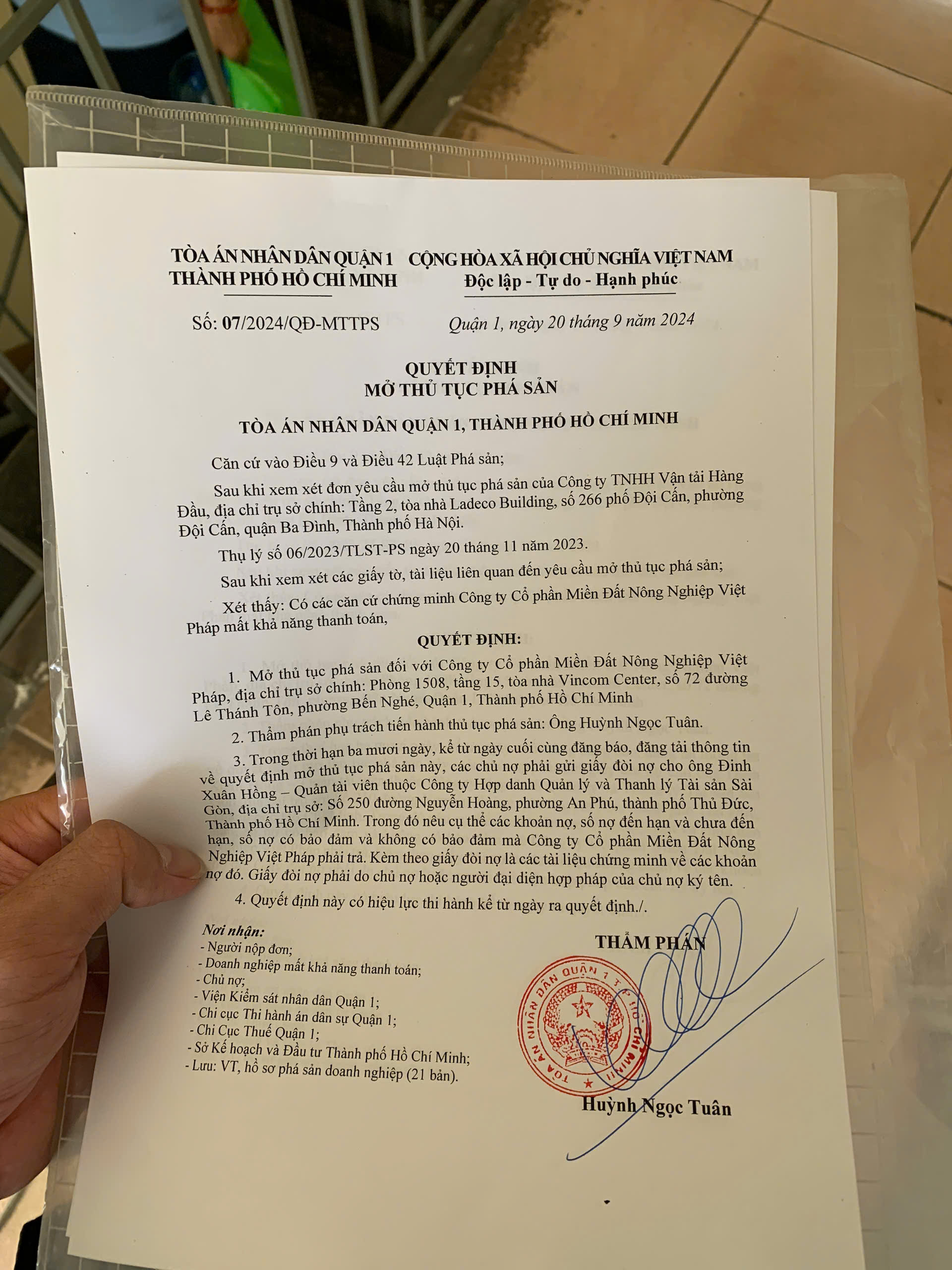 CTCP Miền đất nông nghiệp Việt Pháp