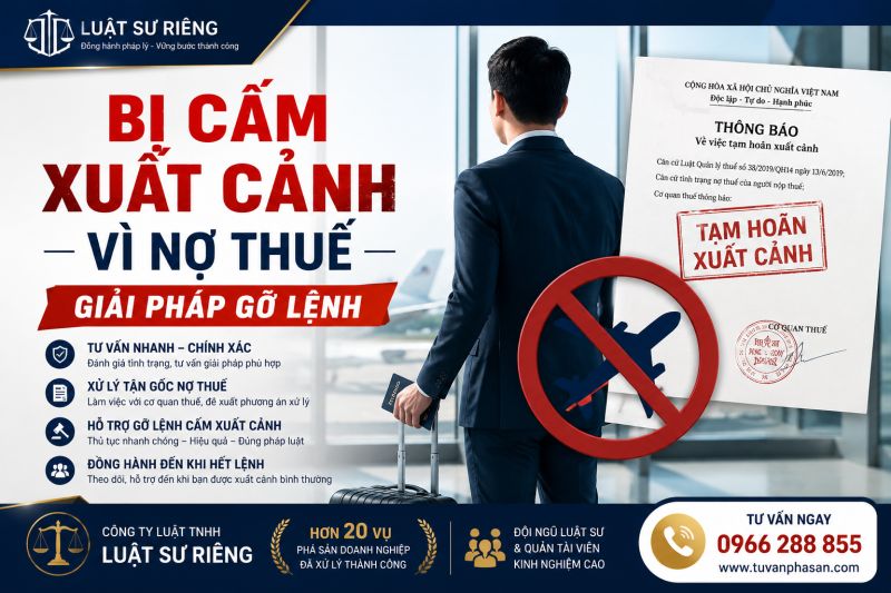 Nợ Thuế C&oacute; Thể Khiến Bạn Bị Cấm Xuất Cảnh
