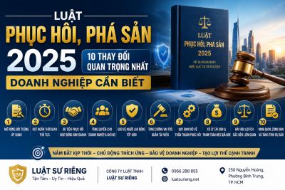 Luật Phục Hồi, Ph&aacute; Sản - 10 Thay Đổi Quan Trọng Nhất Doanh Nghiệp Cần Biết